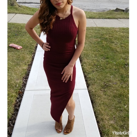 🆕️❤Burgundy Cami Dress❤ - Picture 2 of 5
